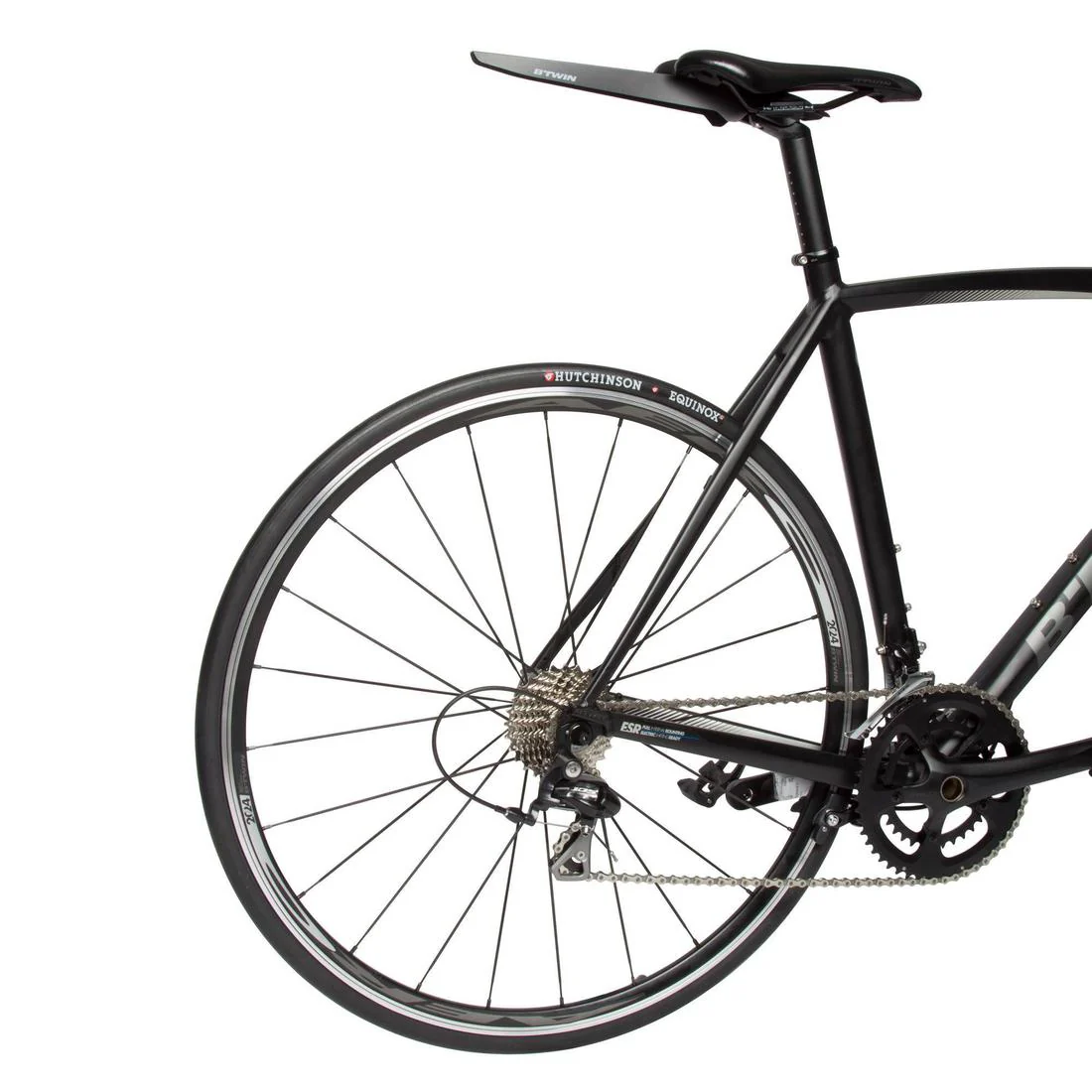 Flash Road Bike Saddle Mudguard - Black - Image 5