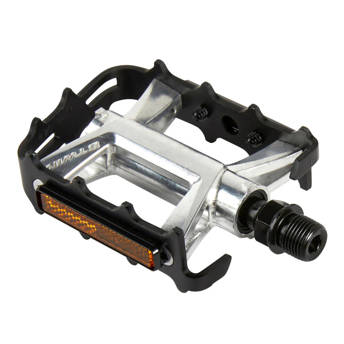 Flat Aluminium Mountain Bike Pedals 500 - Image 5
