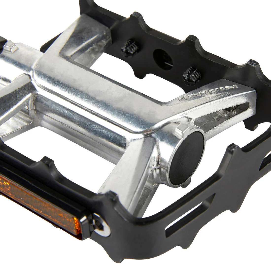 Flat Aluminium Mountain Bike Pedals 500 - Image 6