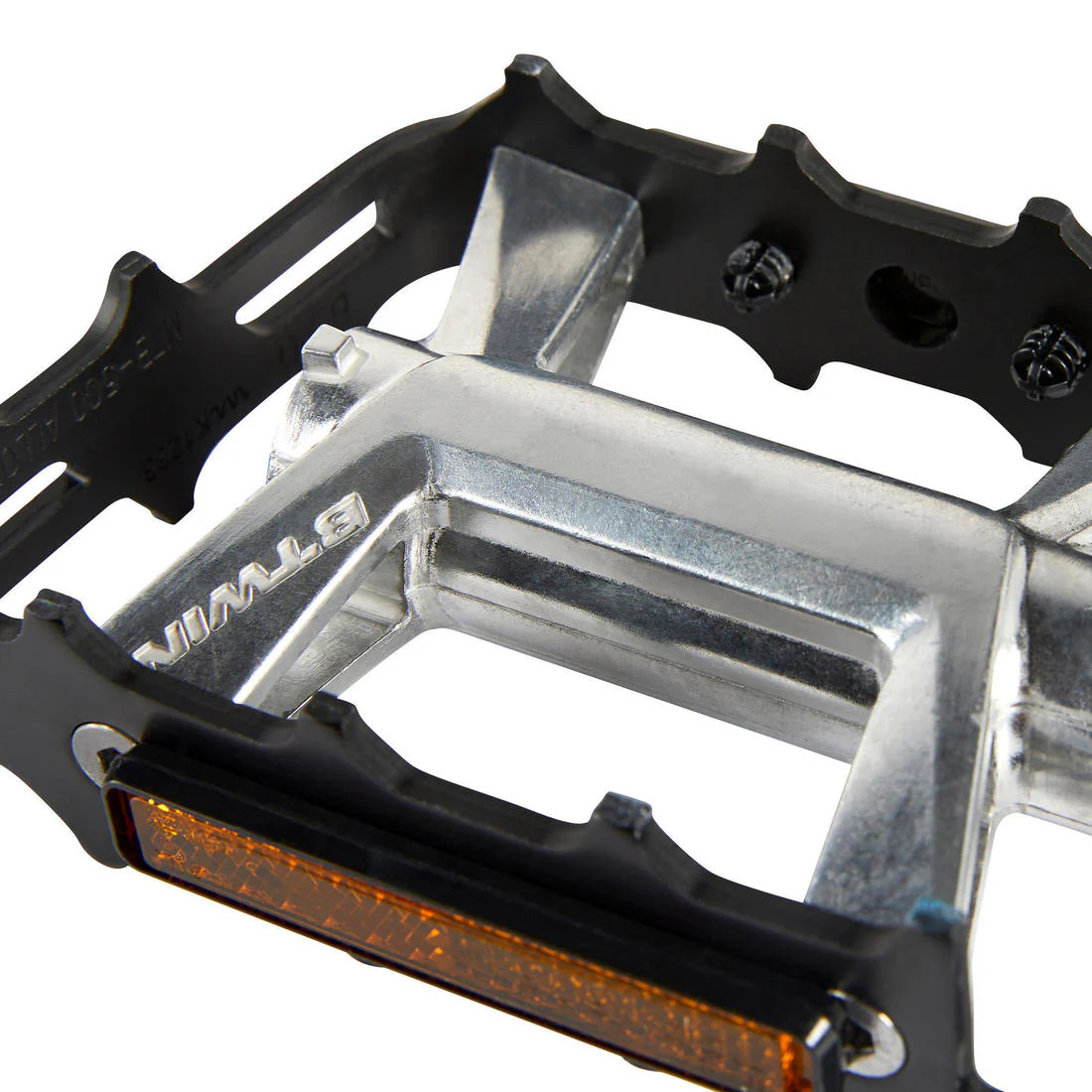 Flat Aluminium Mountain Bike Pedals 500 - Image 7