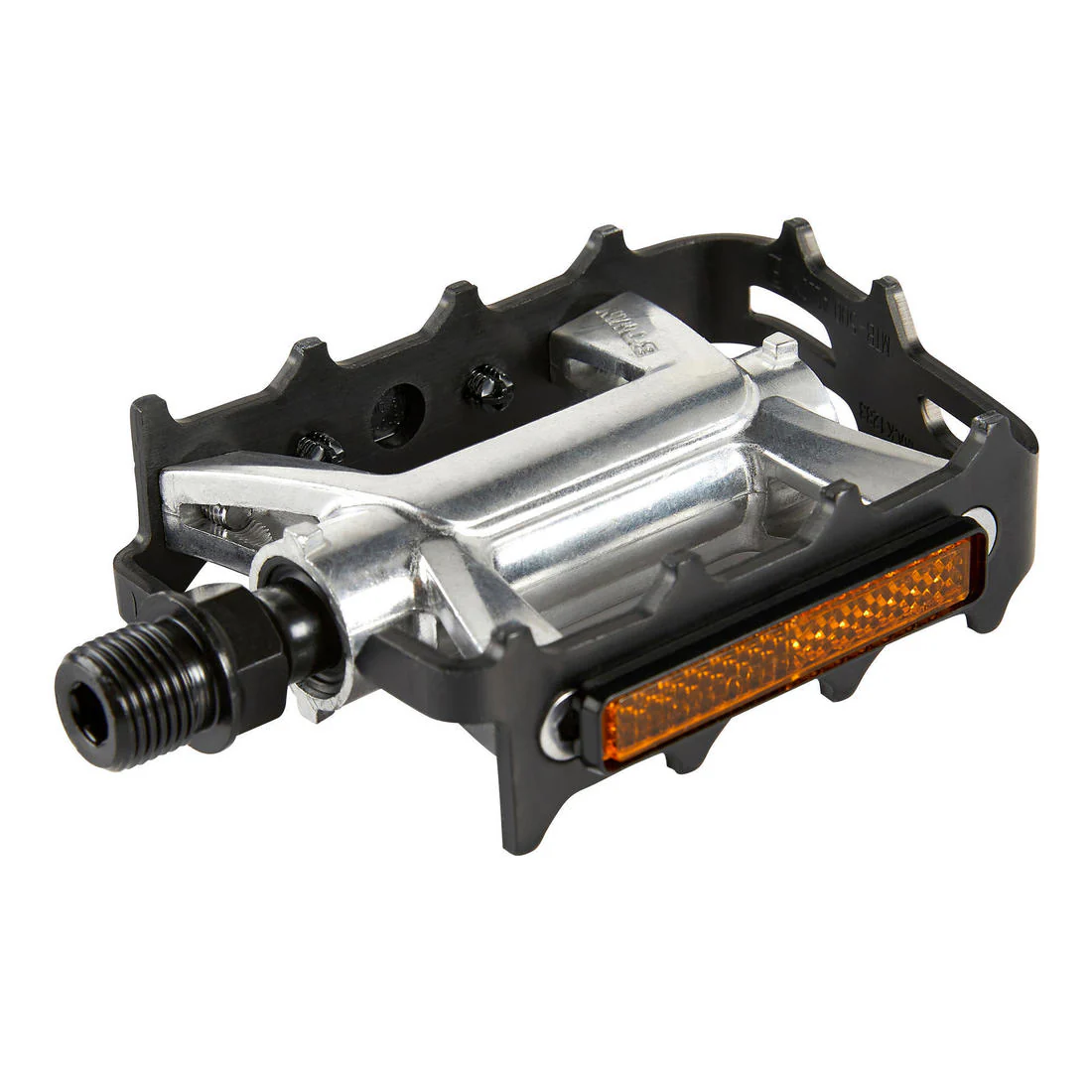 Flat Aluminium Mountain Bike Pedals 500 - Image 8