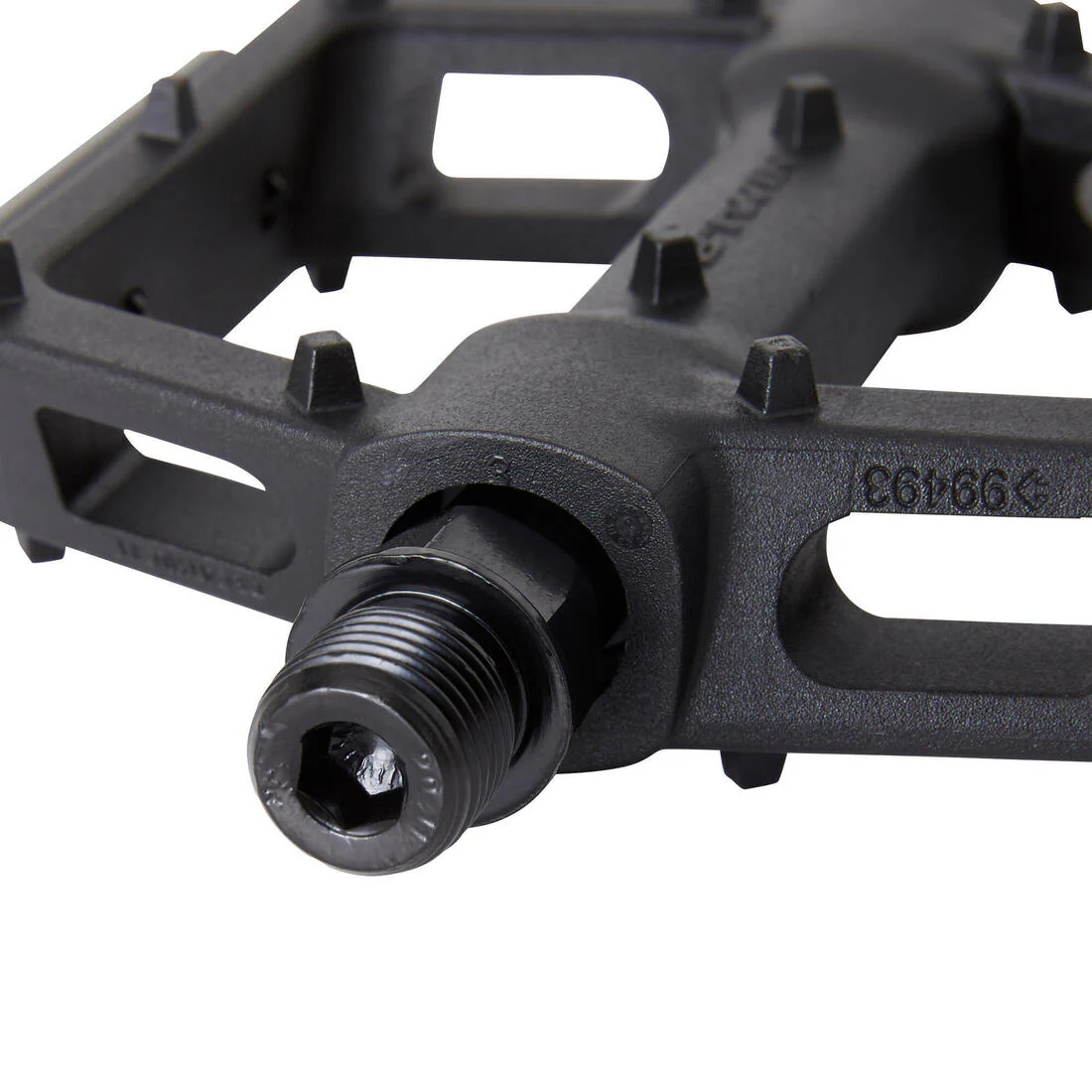 Flat MTB bicycle pedals 520 grip black - Image 3