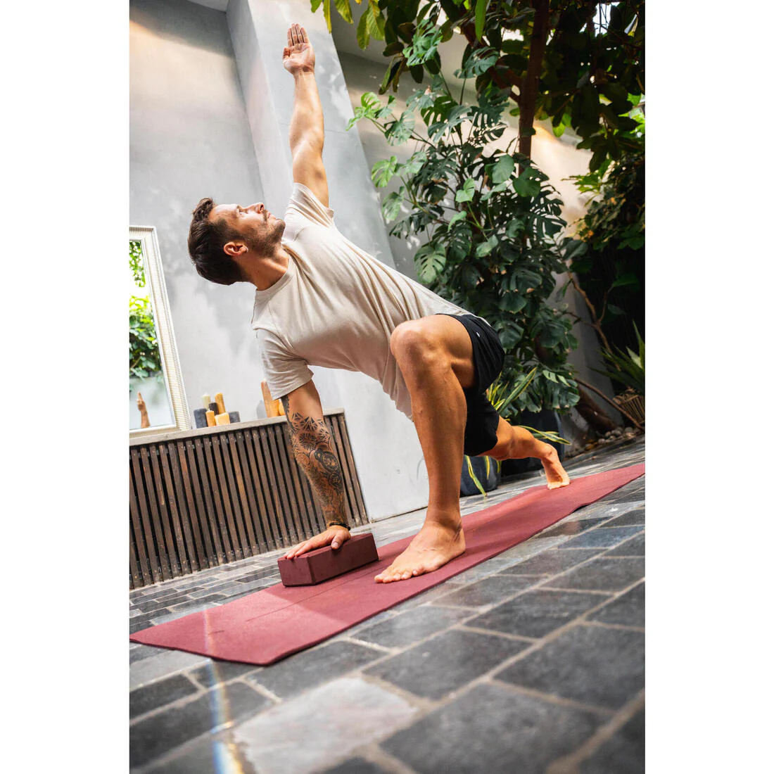 Foam Yoga Block - Mahogany - Image 5