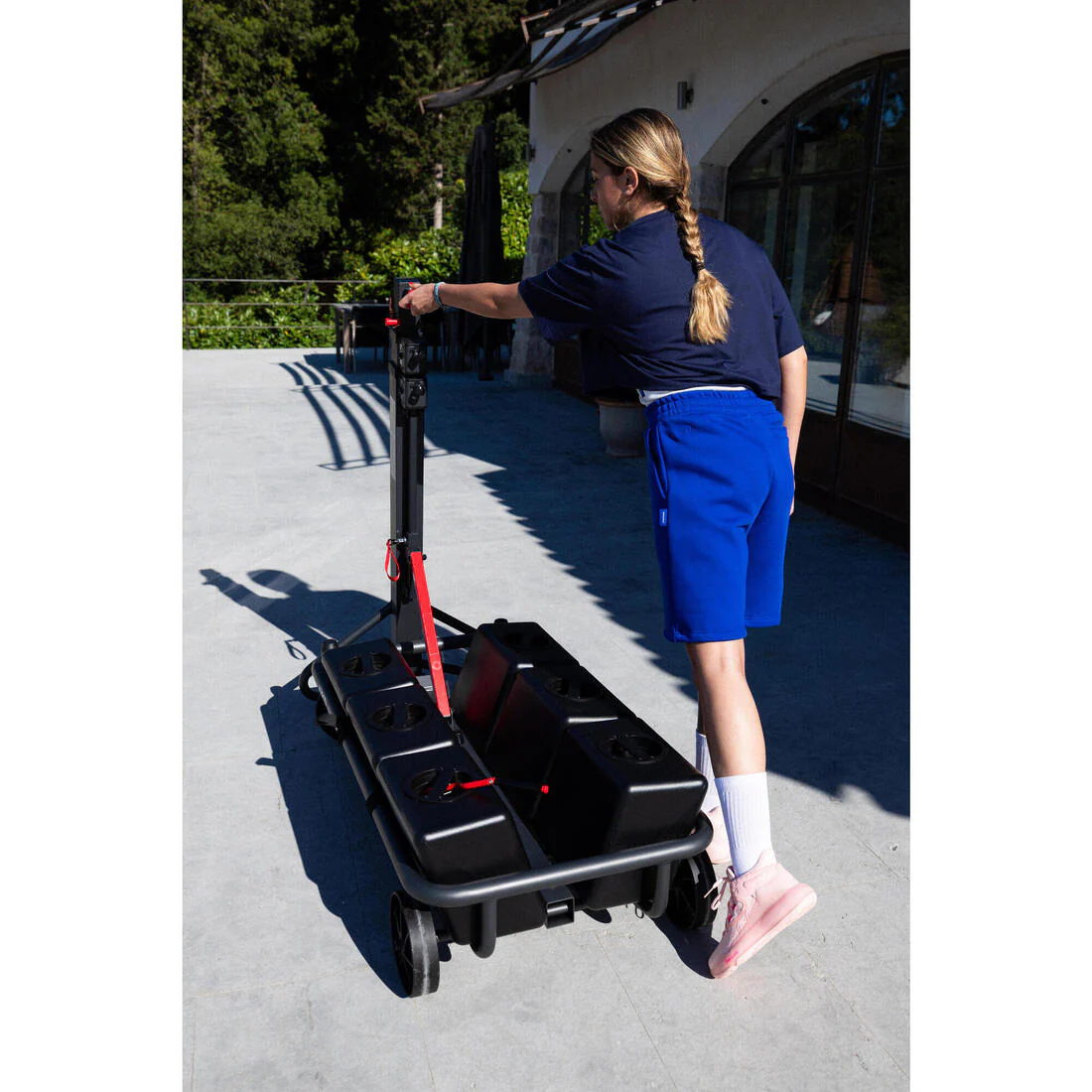 Foldable Basketball Hoop with Base & Transparent Backboard, 2.4–3.05 m, B500 Box - Image 12