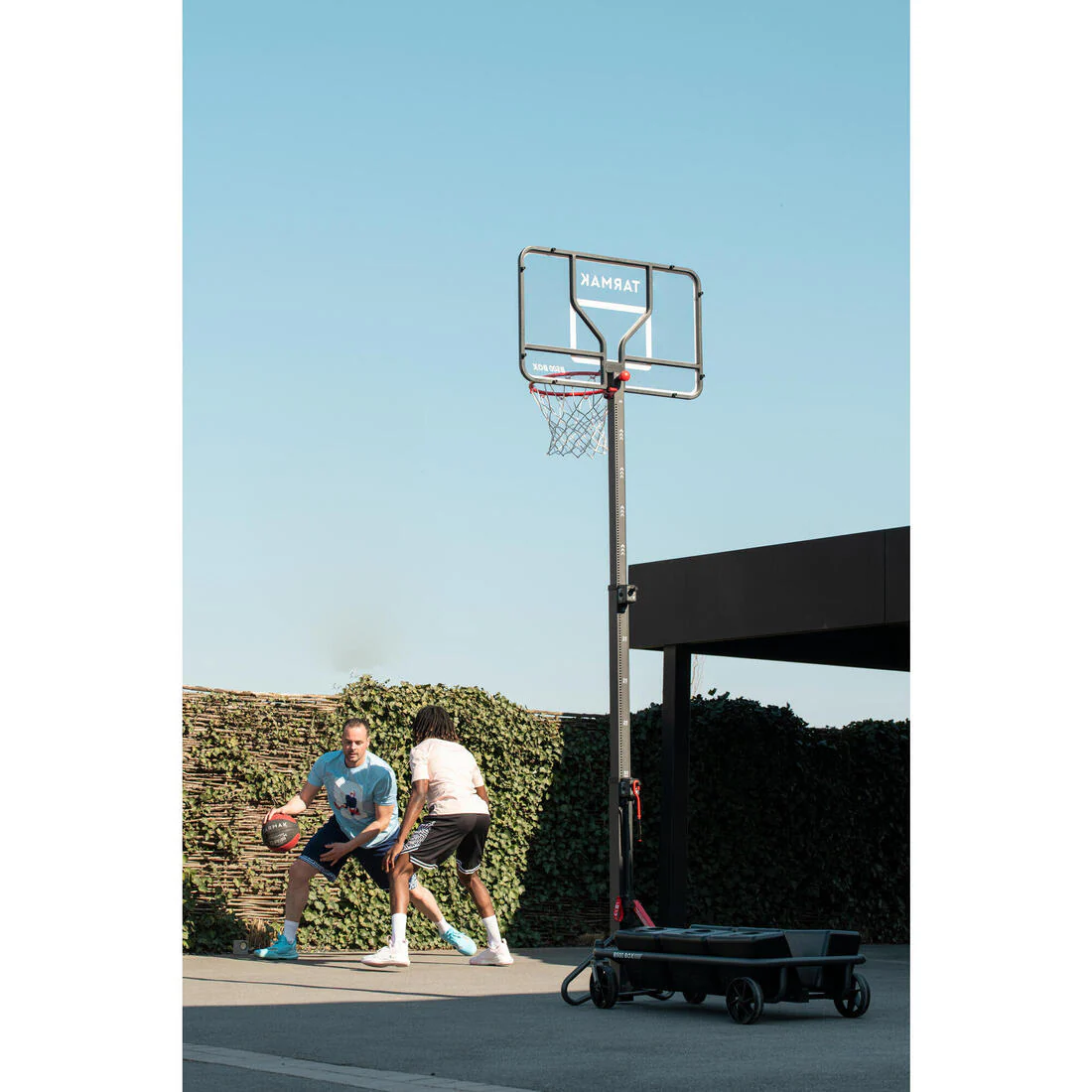 Foldable Basketball Hoop with Base & Transparent Backboard, 2.4–3.05 m, B500 Box - Image 37