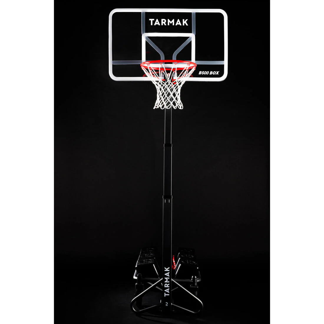 Foldable Basketball Hoop with Base & Transparent Backboard, 2.4–3.05 m, B500 Box - Image 42