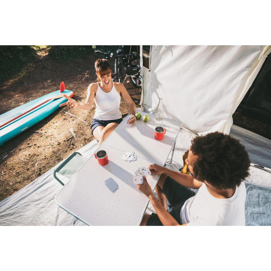 Folding Camping Table - 4 stools - 4 to 6 People - Image 12