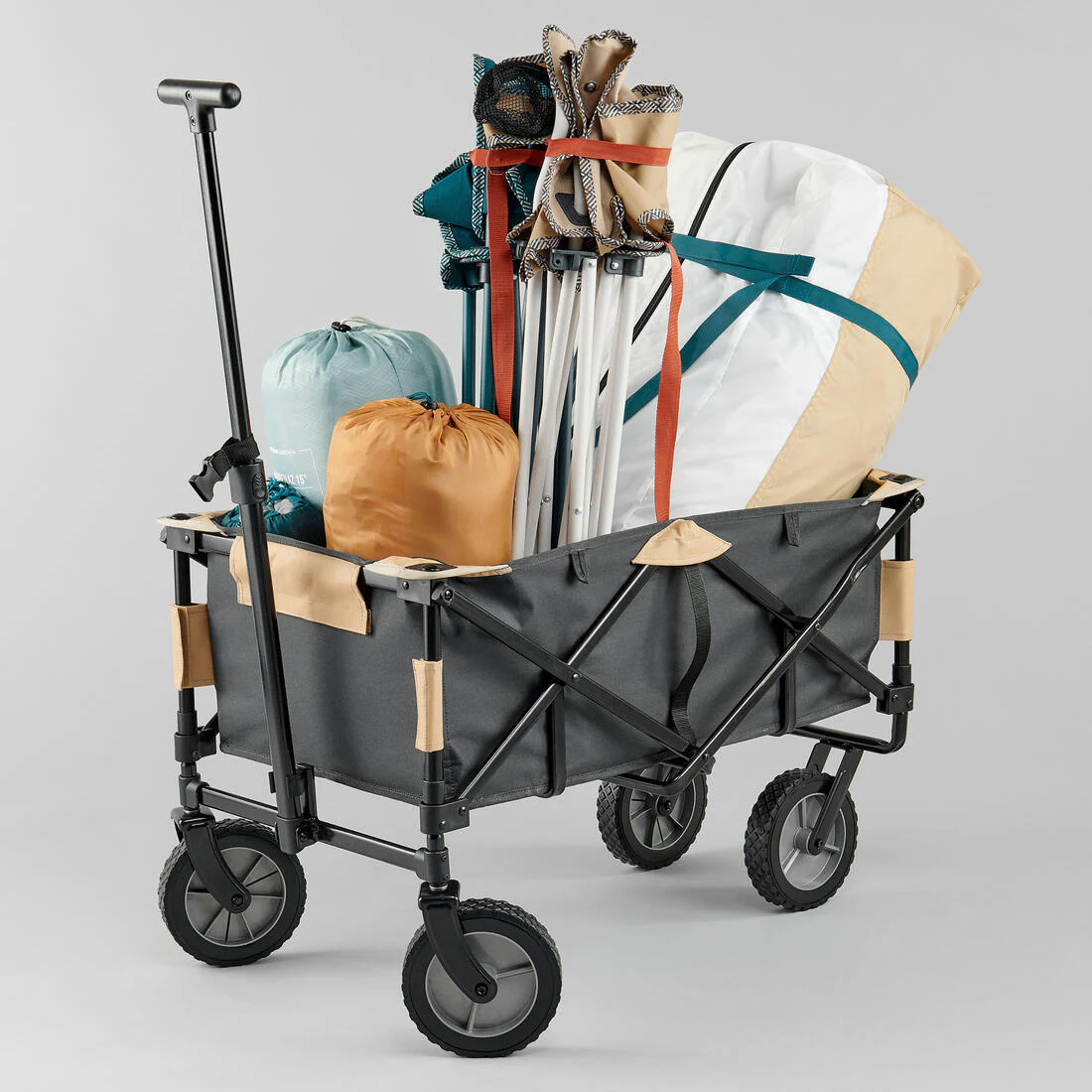 FOLDING TRANSPORT CART FOR CAMPING EQUIPMENT - TROLLEY - Image 4