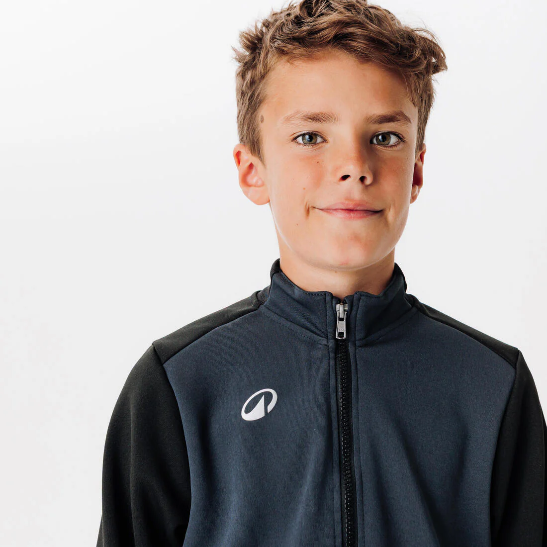 Football Training Jacket Essential - Black/Grey - Image 3
