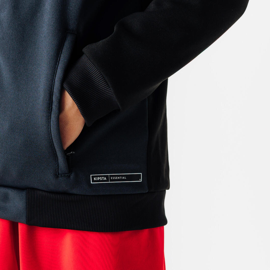 Football Training Jacket Essential - Black/Grey - Image 6