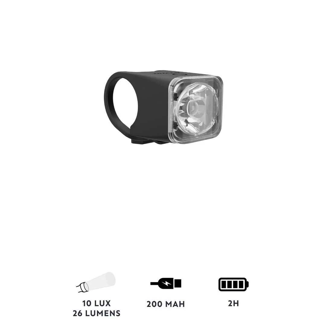 Front LED Bike Light FL 500 USB 28 Lumens - Image 2