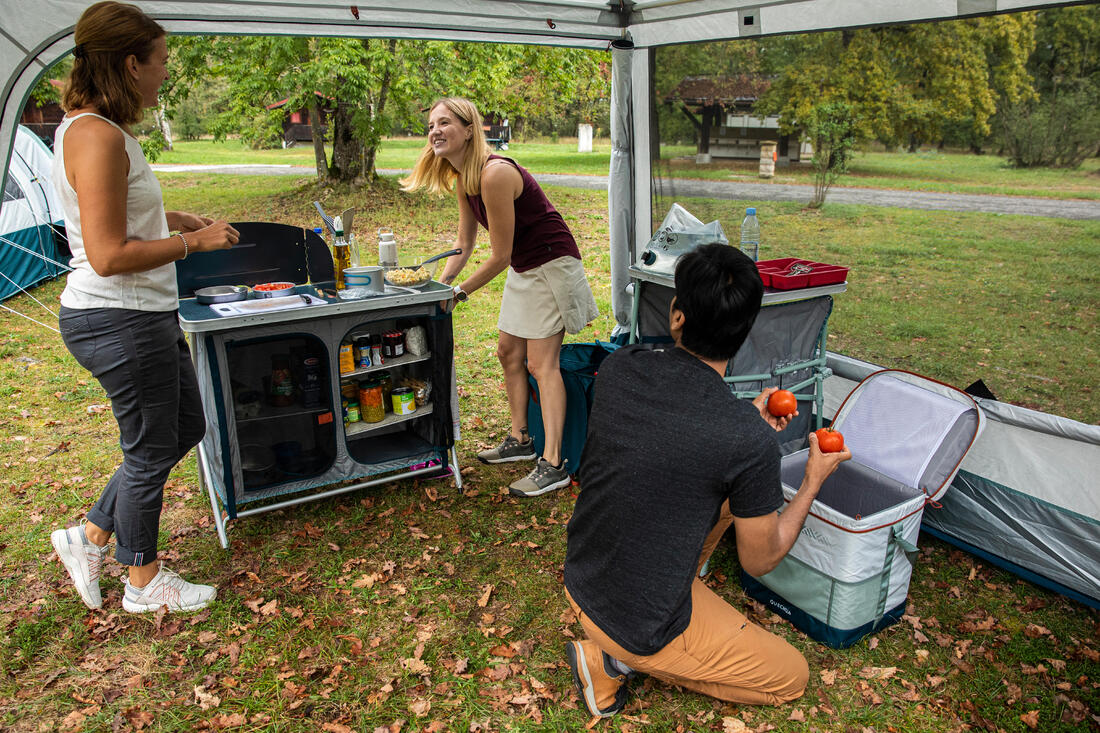 Gazebo Camping Shelter With Sides - Arpenaz - Image 15