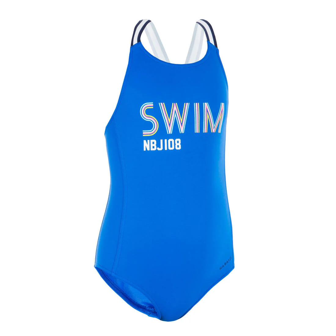 Girl's 1-piece Swimsuit Vega - Blue - Image 5