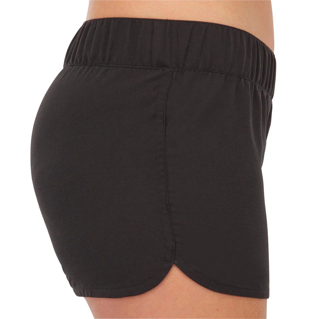 GIRL'S SURF SWIMSHORTS KINA 100 BLACK - Image 5