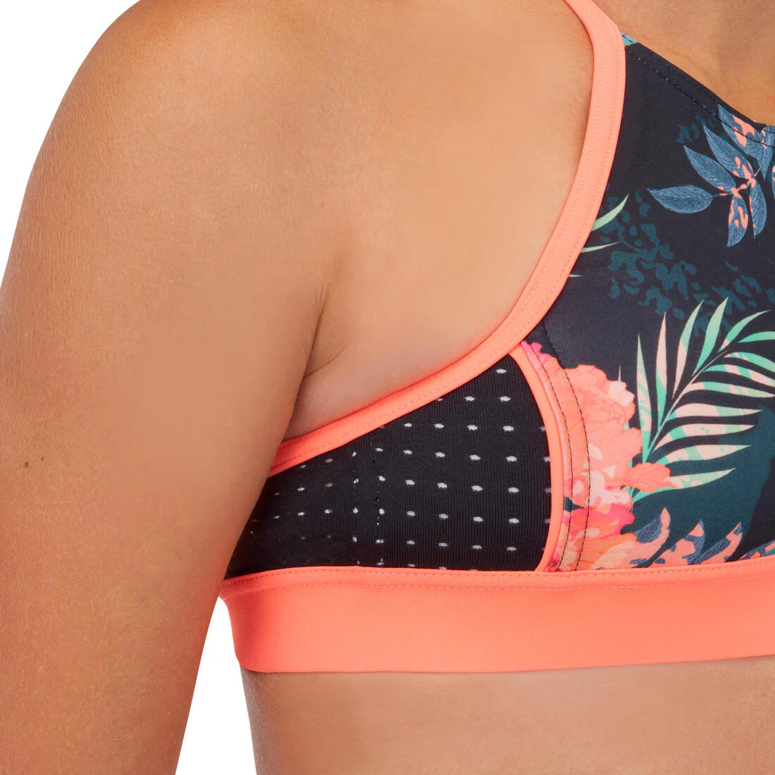 GIRL'S SURF SWIMSUIT CROP TOP BAHA 900 - Image 10