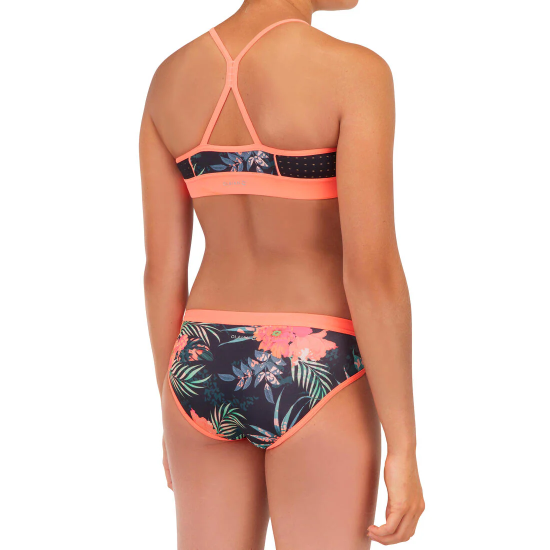 GIRL'S SURF SWIMSUIT CROP TOP BAHA 900 - Image 11