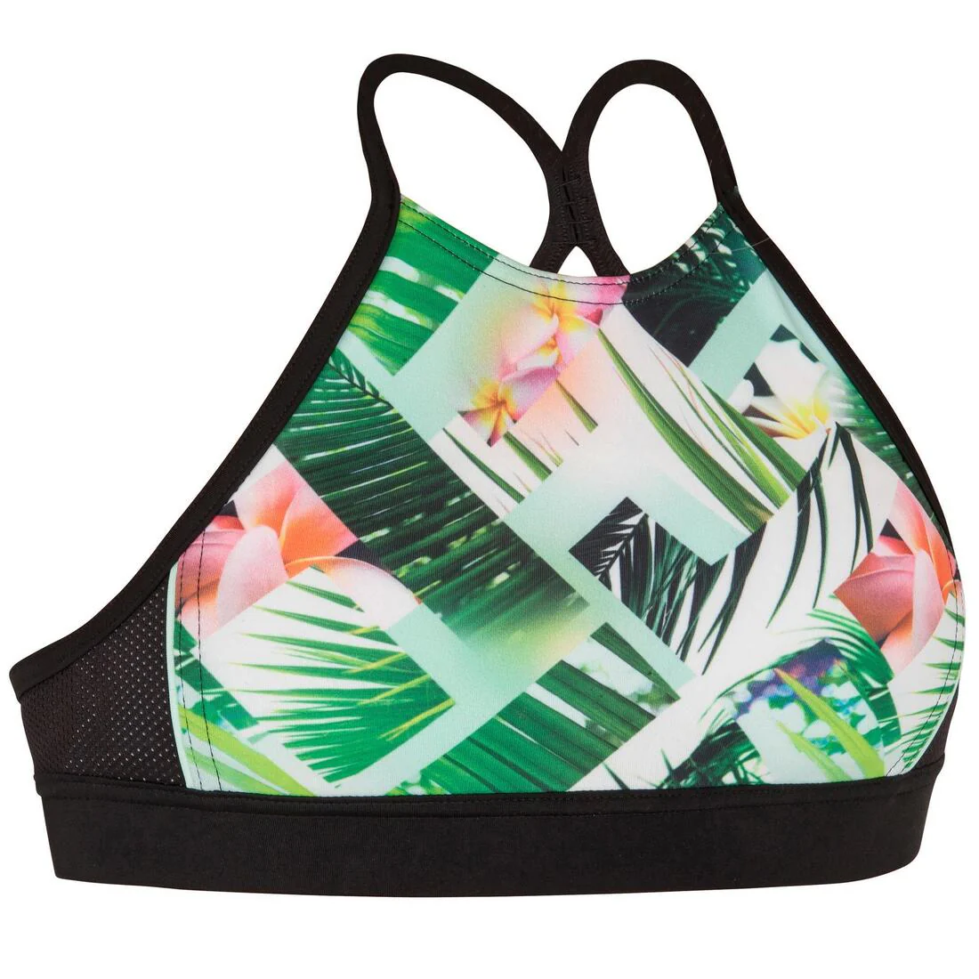 GIRL'S SURF SWIMSUIT CROP TOP BAHA 900 - Image 5