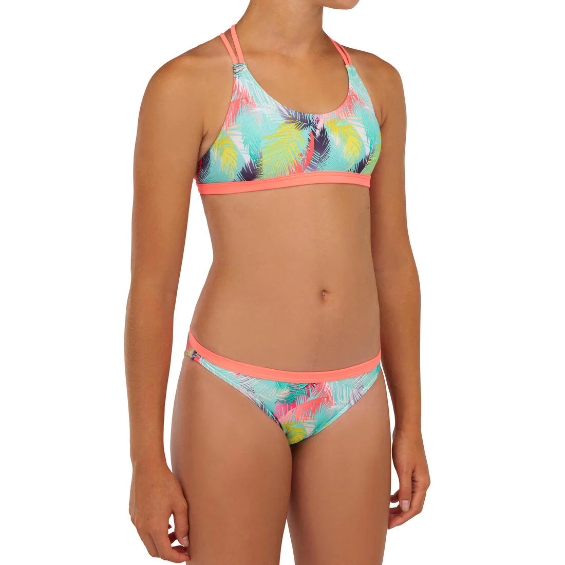 GIRL'S SURF SWIMSUIT TOP BONDI 500 - Image 10