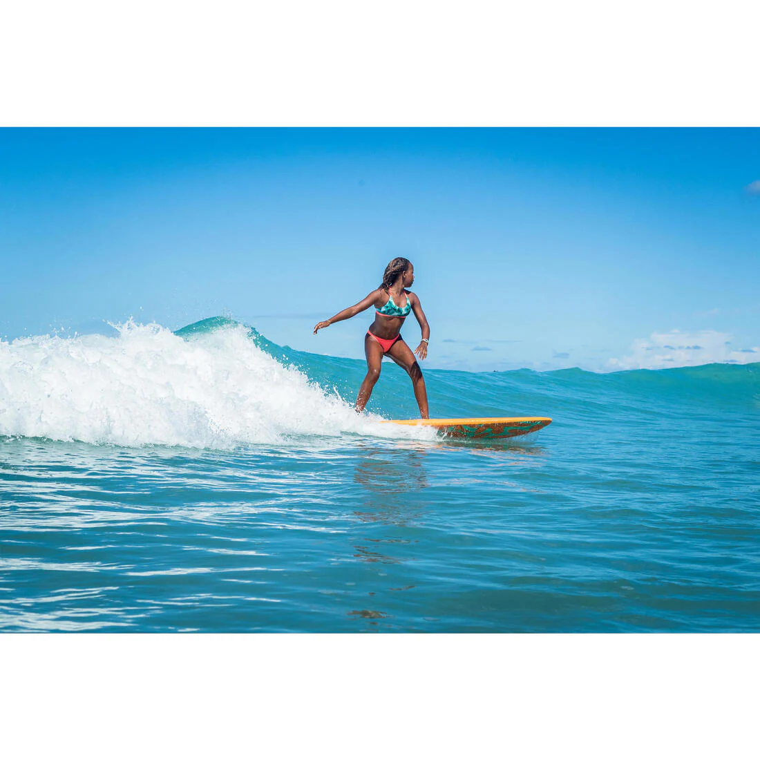 GIRL'S SURF SWIMSUIT TOP BONDI 500 - Image 22