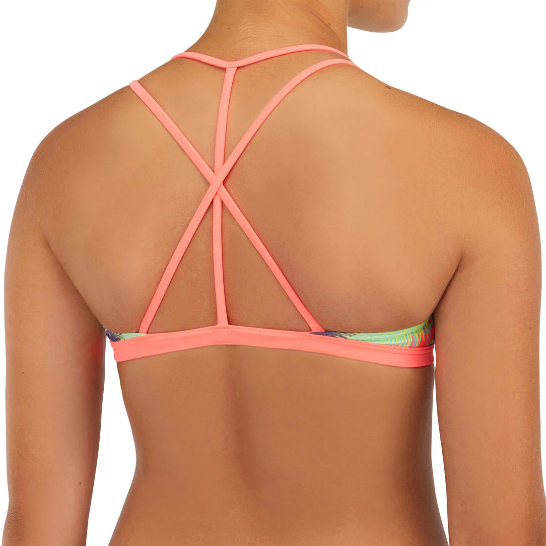 GIRL'S SURF SWIMSUIT TOP BONDI 500 - Image 4