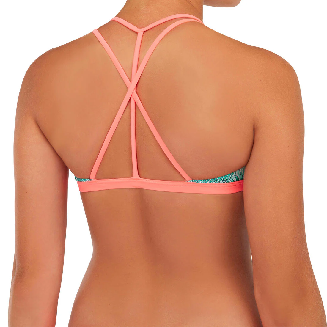 GIRL'S SURF SWIMSUIT TOP BONDI 500 - Image 6