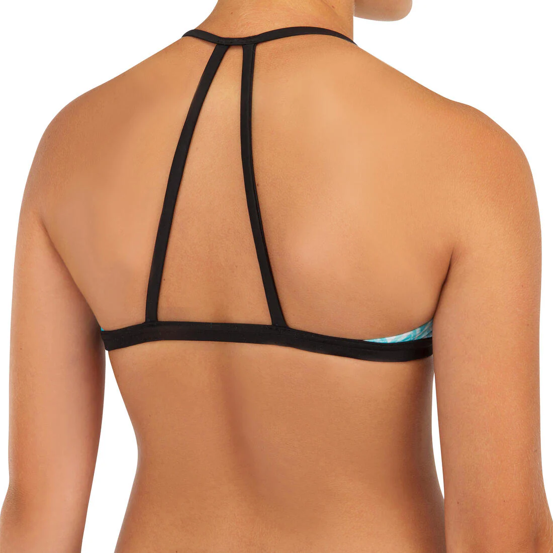 GIRL'S SURF SWIMSUIT TRIANGLE TOP BETTY 500 - Image 3
