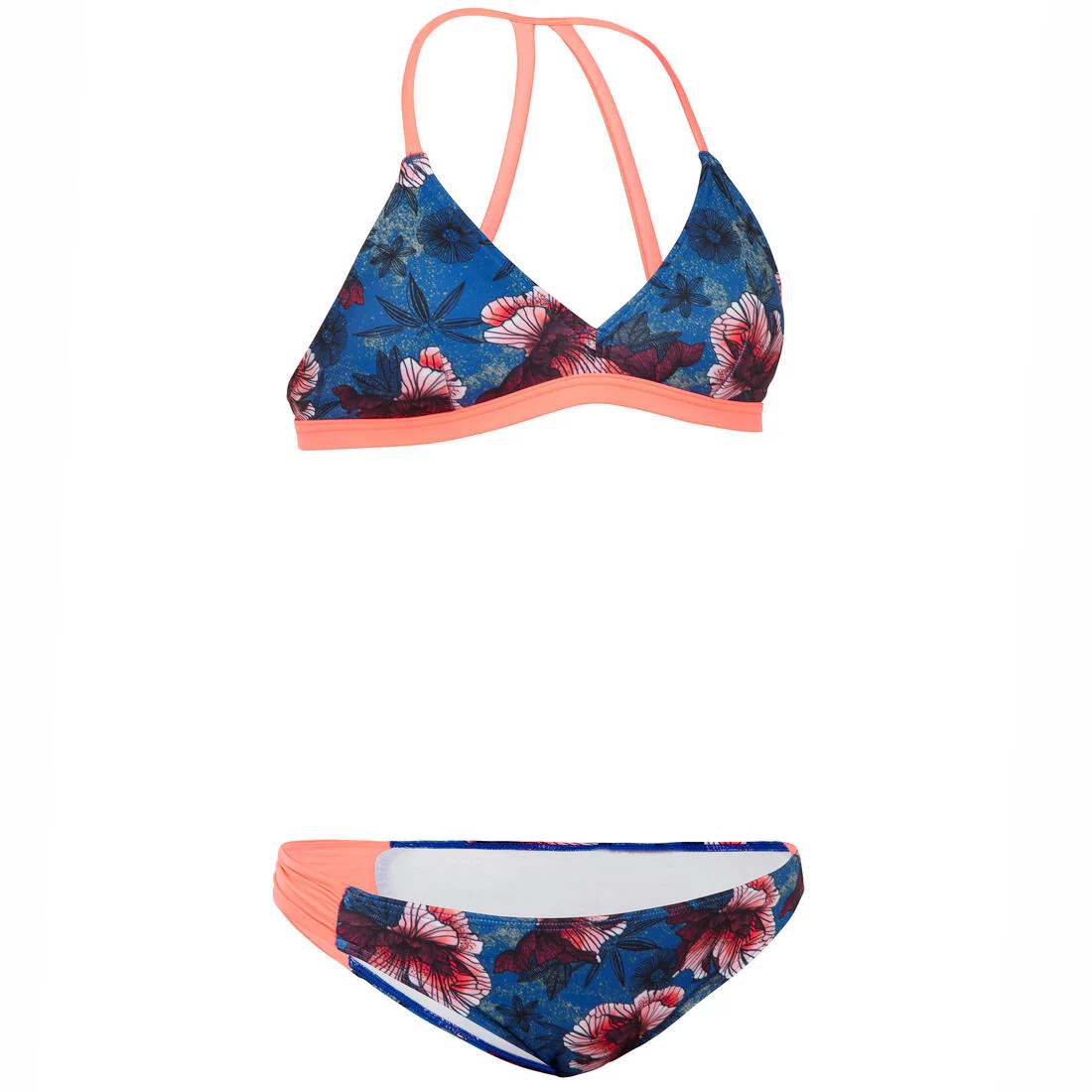 GIRL'S SURF SWIMSUIT TRIANGLE TOP BETTY 500 - Image 5
