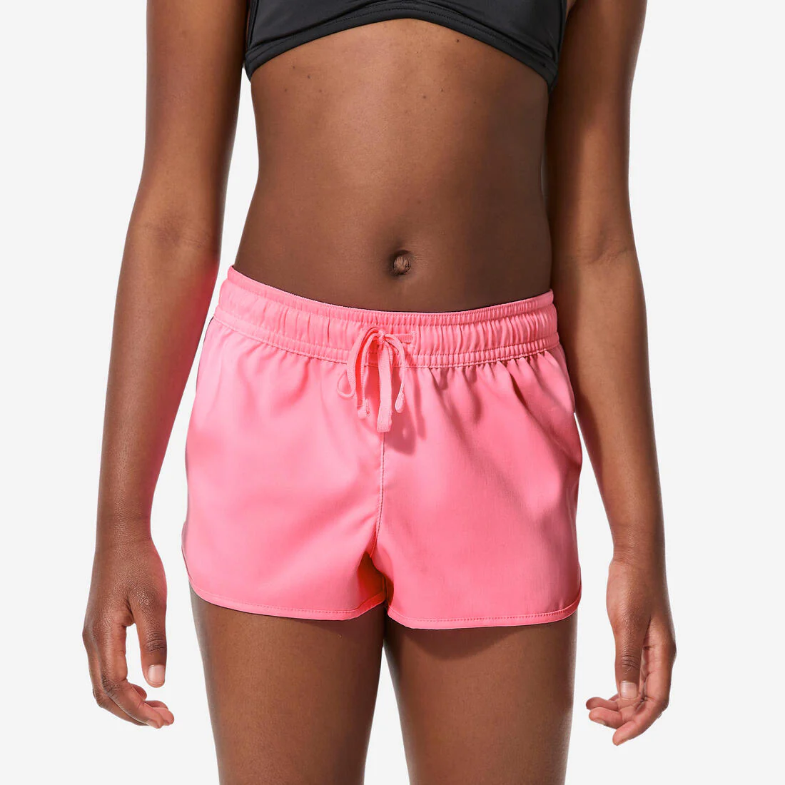 Girl’s swimsuit shorts, Caro 100 neon pink