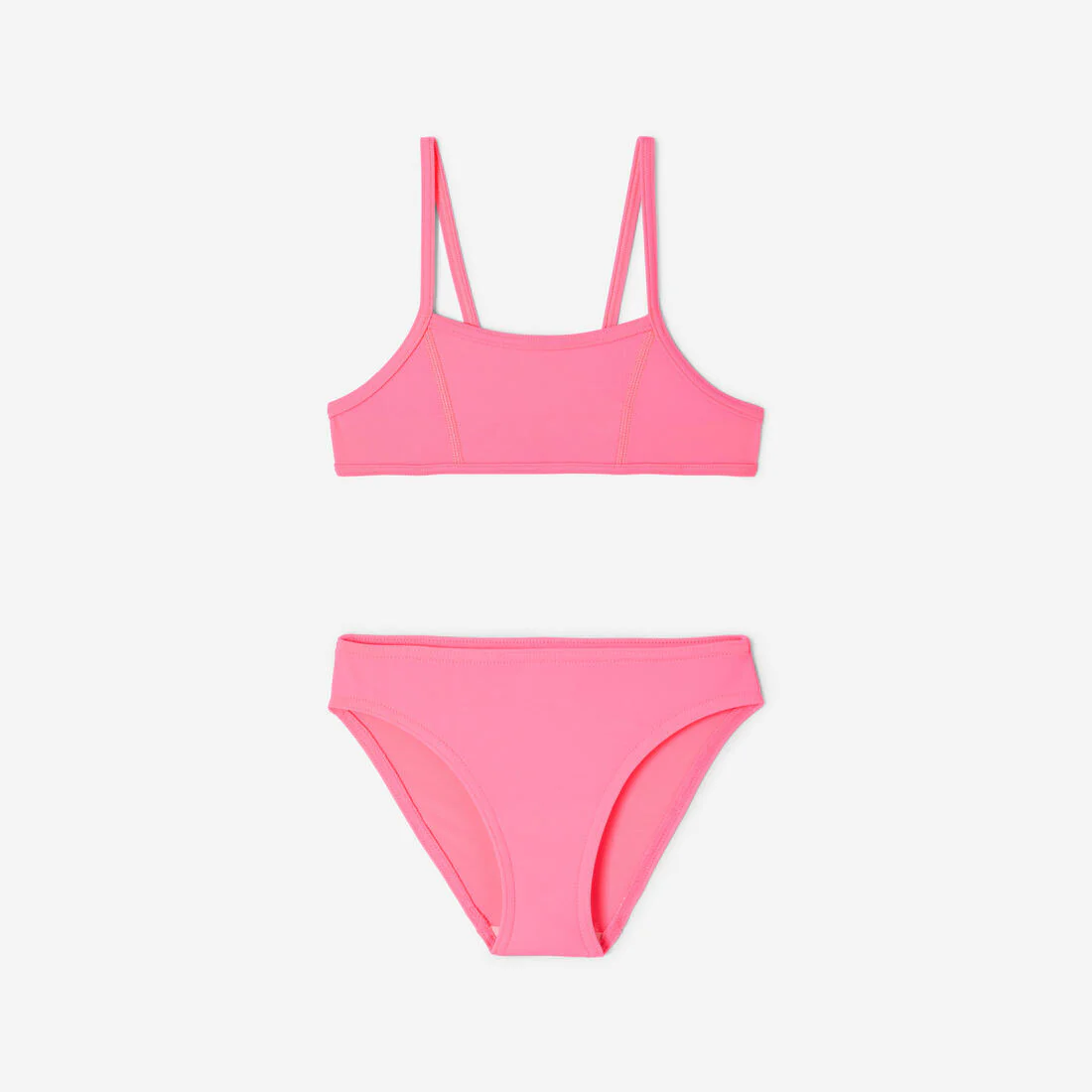 GIRLS’ 2-piece SURFING swimsuit BIKINI TOP BALI 100