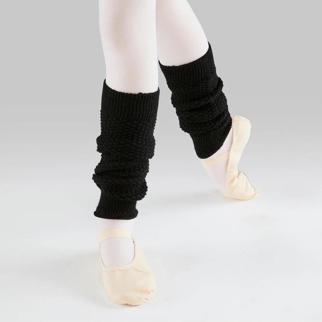 Girls' Ballet and Modern Dance Leg Warmers - Black - Image 2