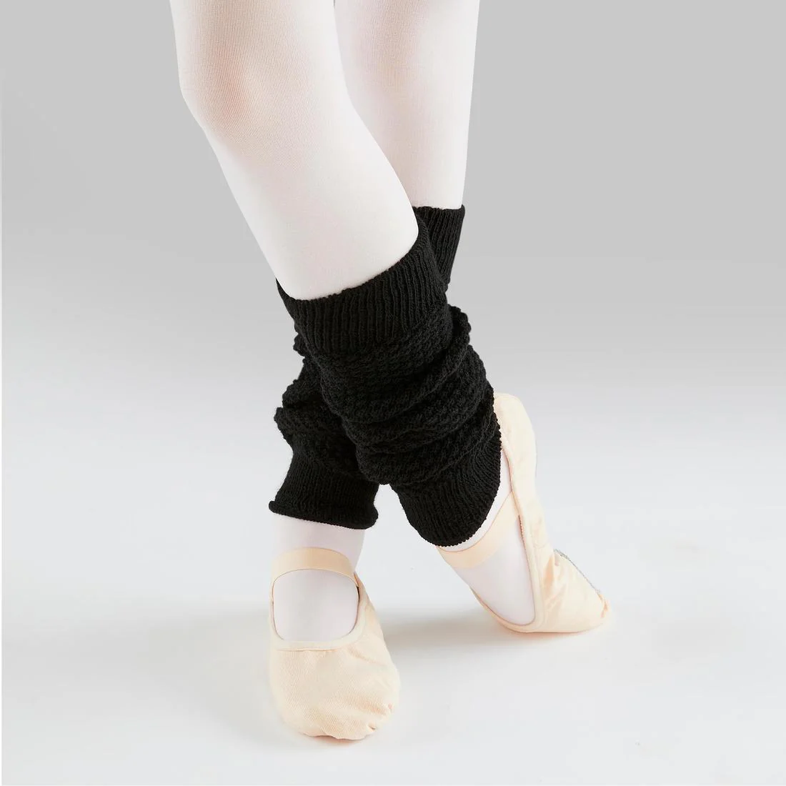 Girls' Ballet and Modern Dance Leg Warmers - Black - Image 3