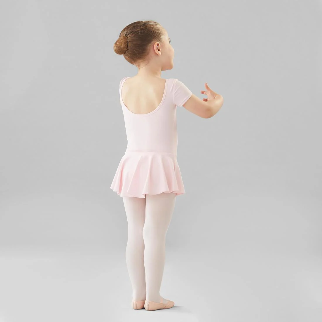 Girls' Ballet Skirted Leotard - Light Pink - Image 5