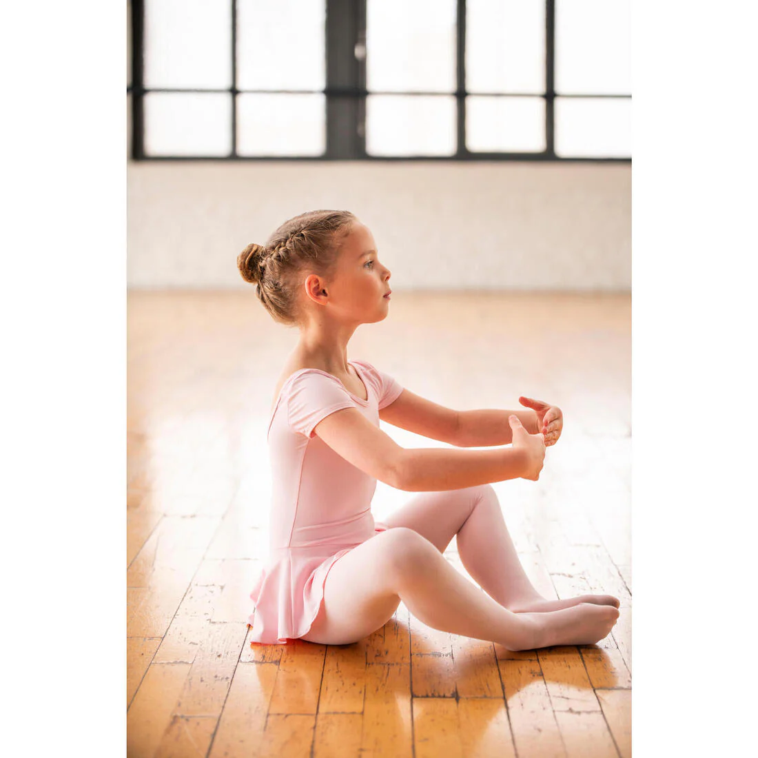 Girls' Ballet Skirted Leotard - Pink - Image 7