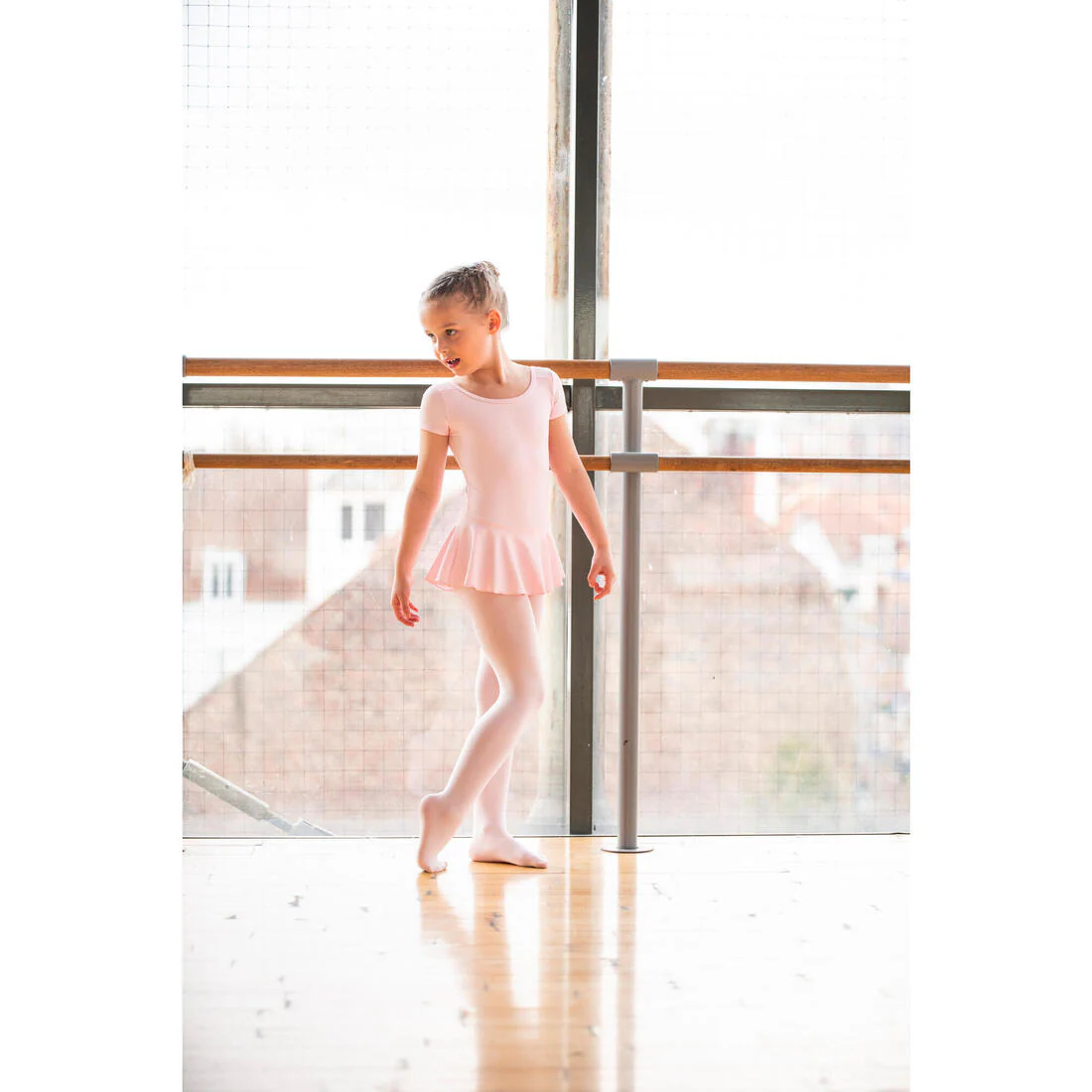 Girls' Ballet Skirted Leotard - Pink - Image 8