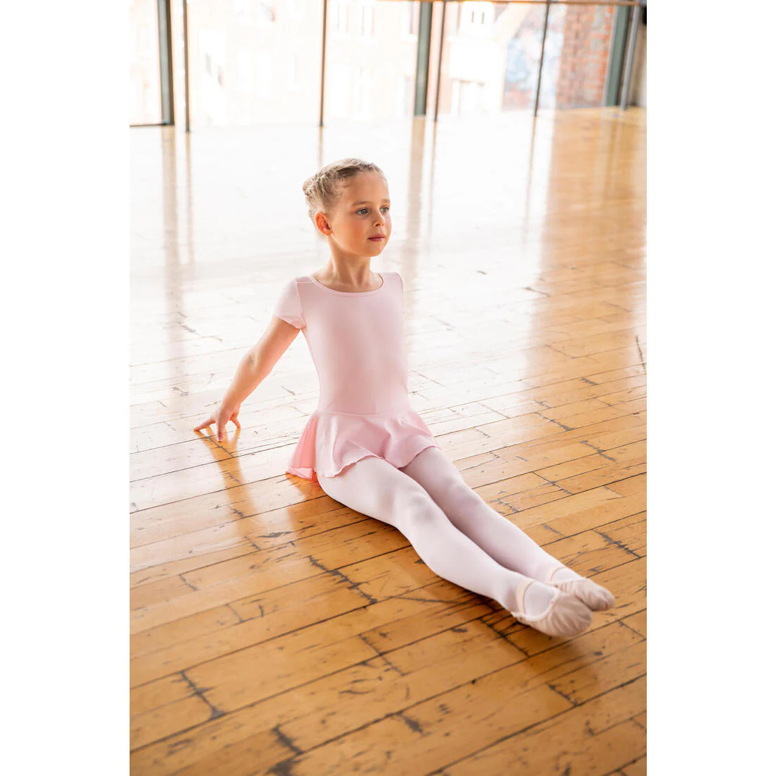 Girls' Ballet Skirted Leotard - Pink - Image 9