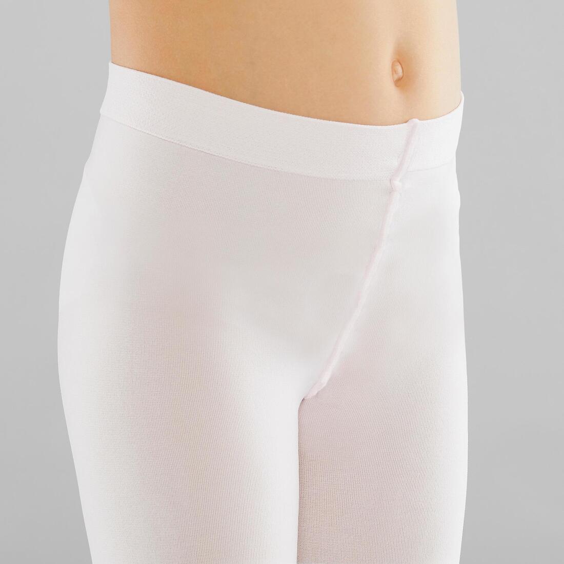 Girls' Convertible Ballet Tights - Pink - Image 3