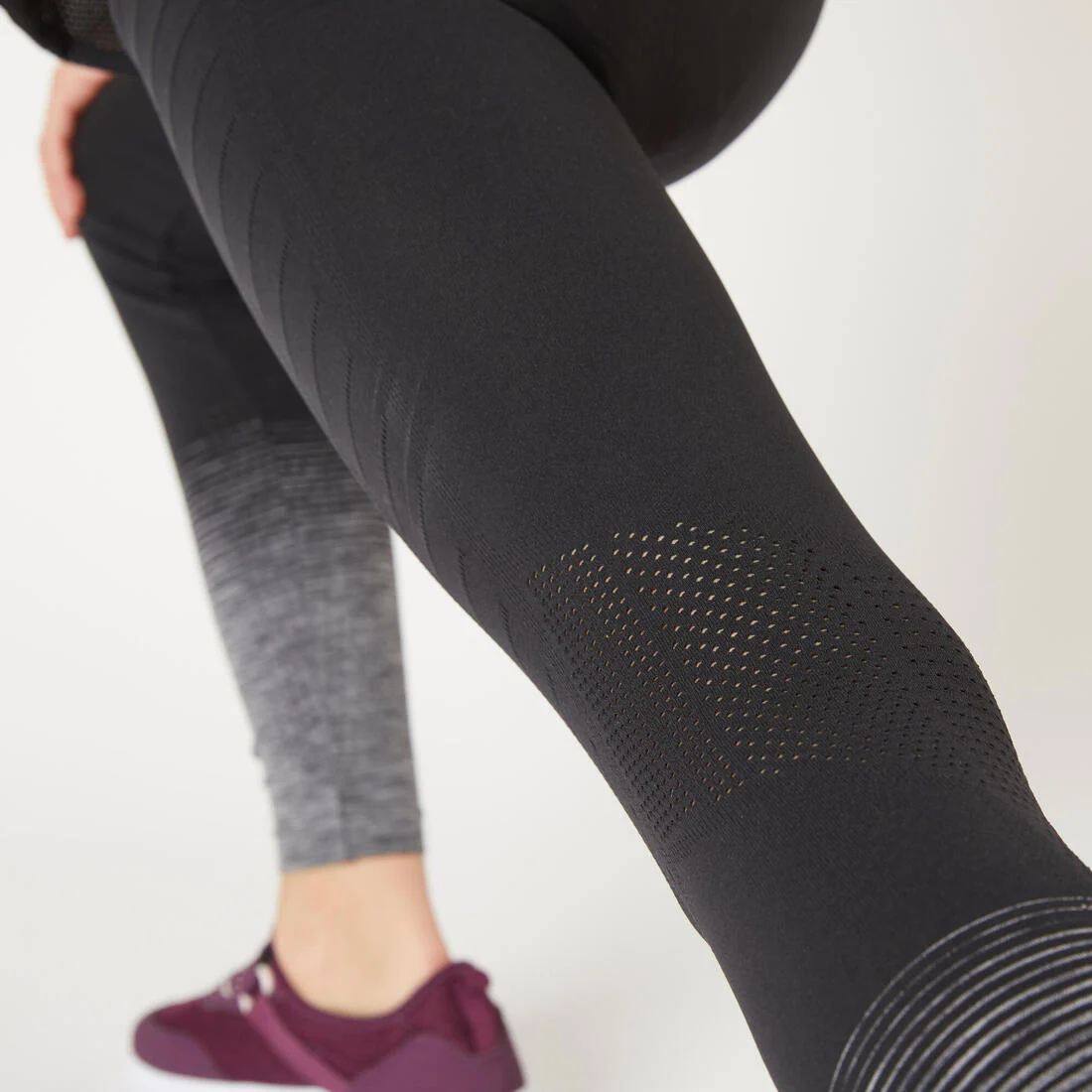 Girls' Gym Leggings 580 - Black - Image 5