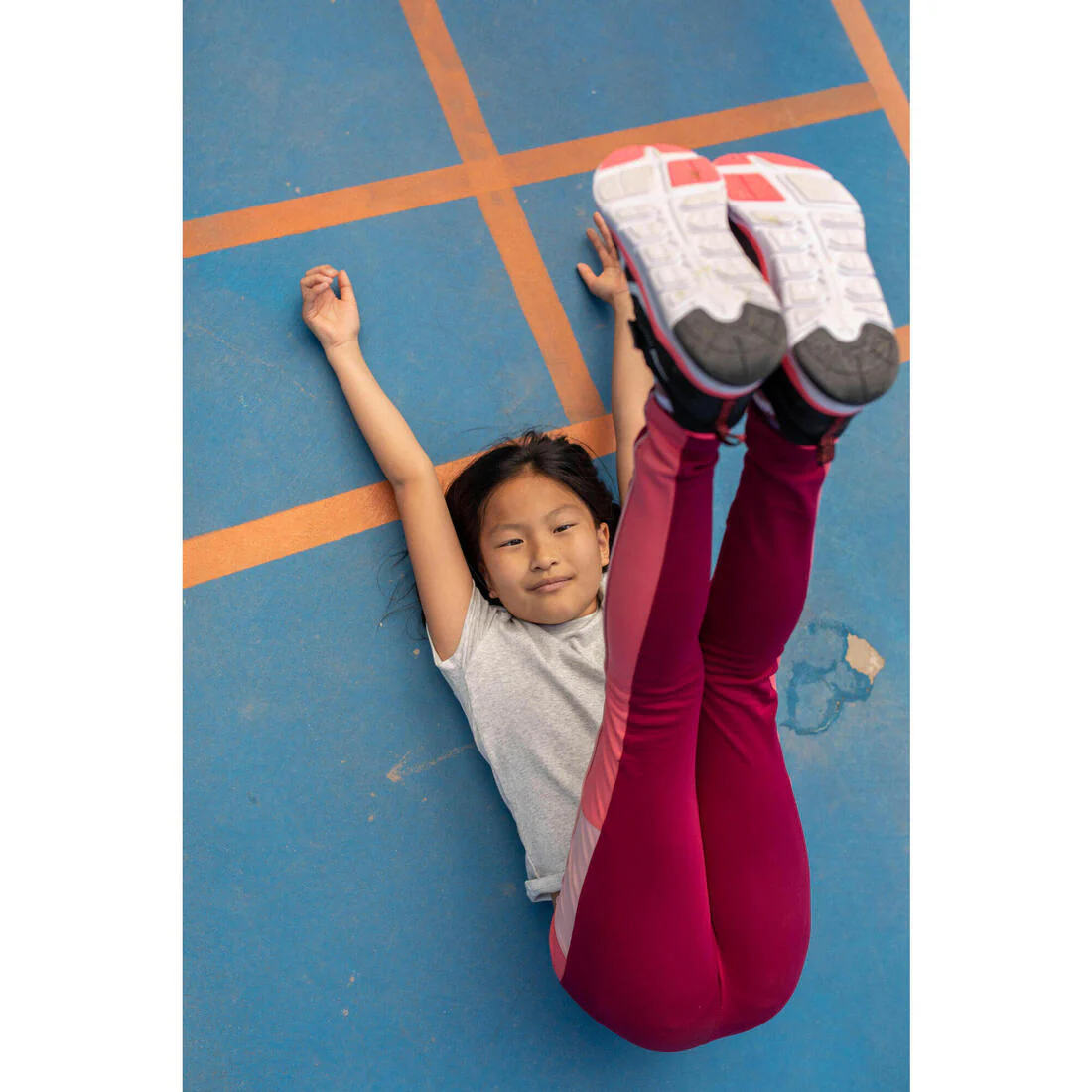 Girls' High-Waisted Pocket Leggings S500 - Image 22