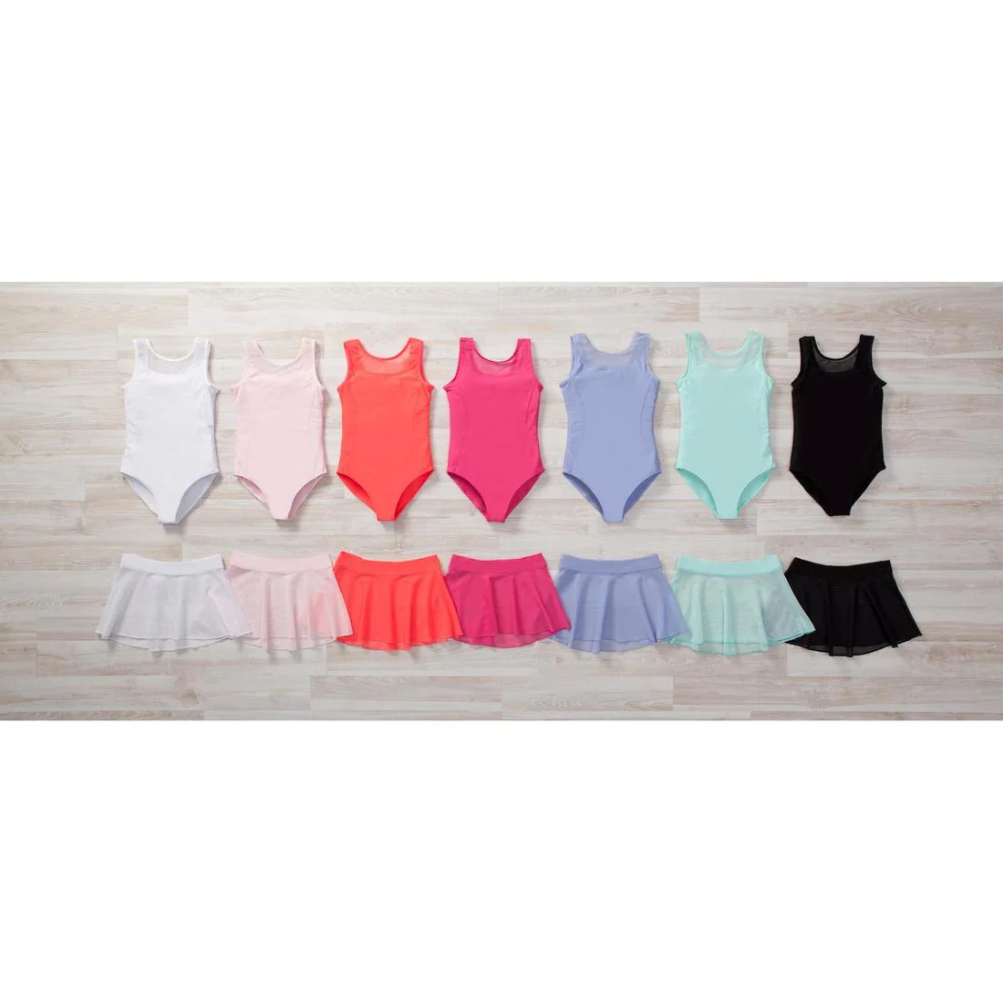 Girls' Mixed Media Ballet Leotard - Image 16