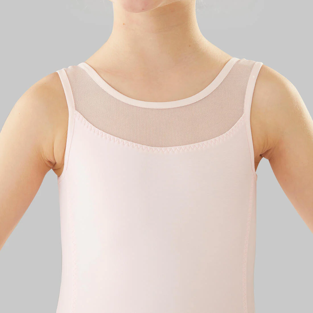 Girls' Mixed Media Ballet Leotard - Image 4