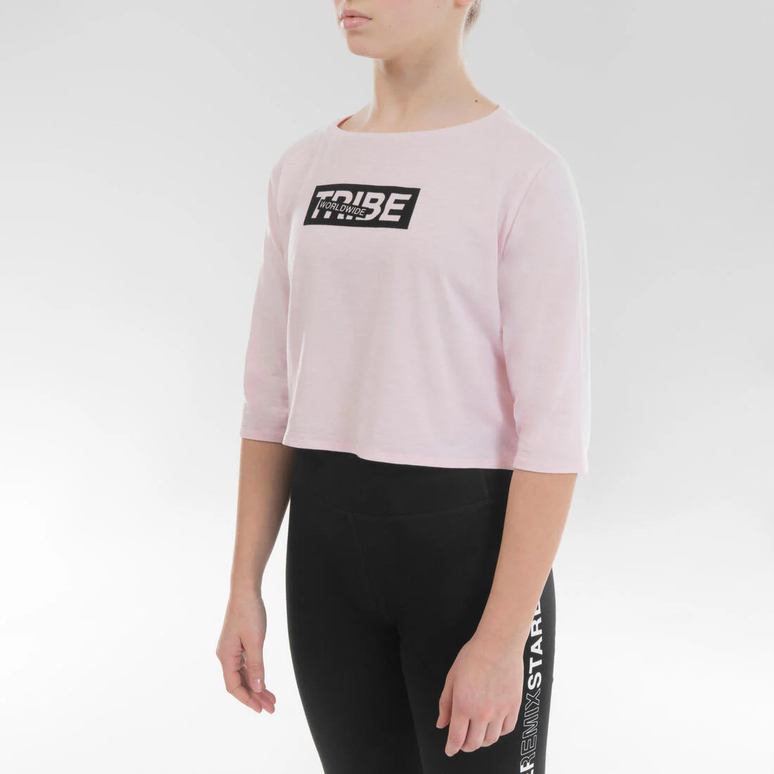 Girls' Modern Dance Cropped T-Shirt - Pink - Image 3