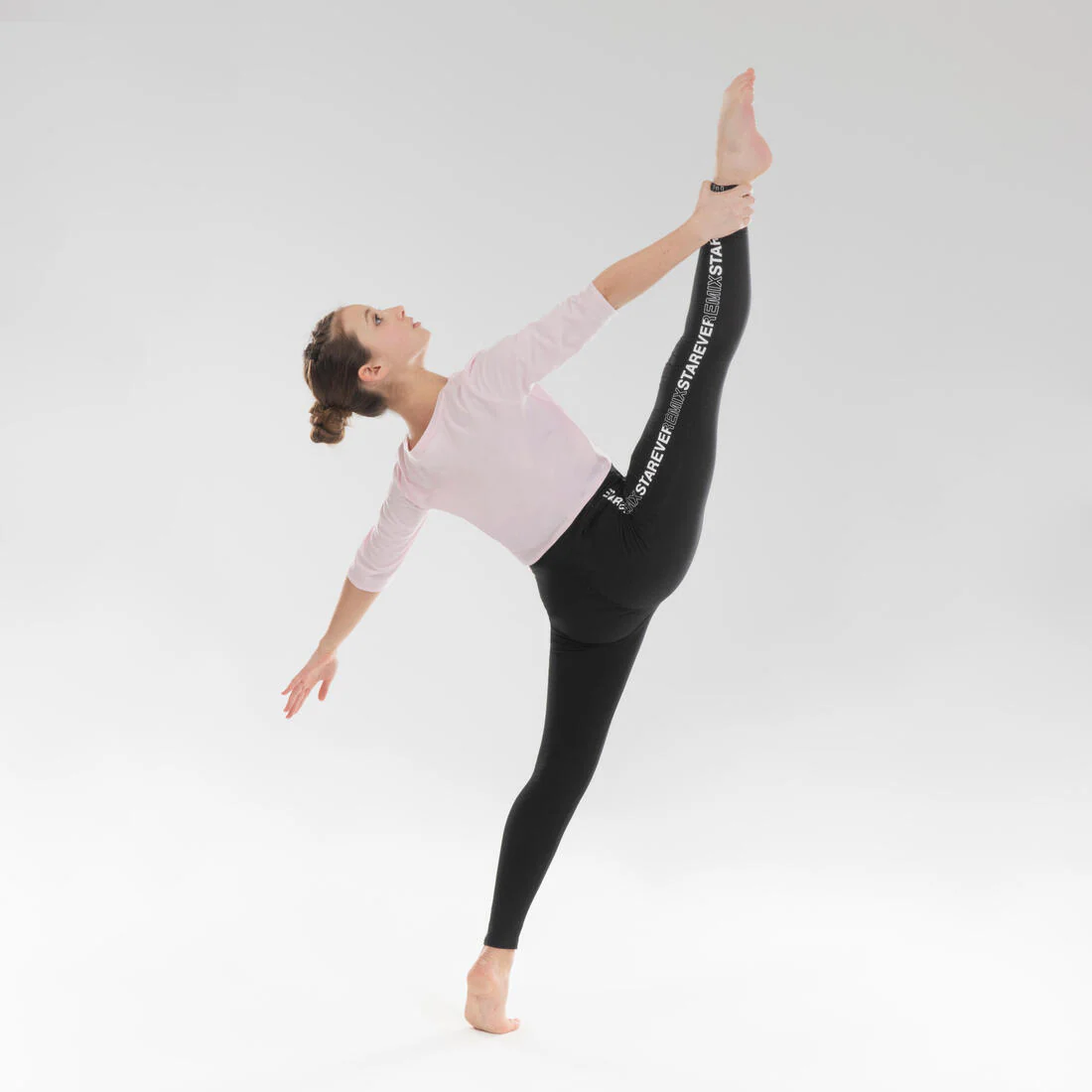 Girls' Modern Dance Cropped T-Shirt - Pink - Image 6