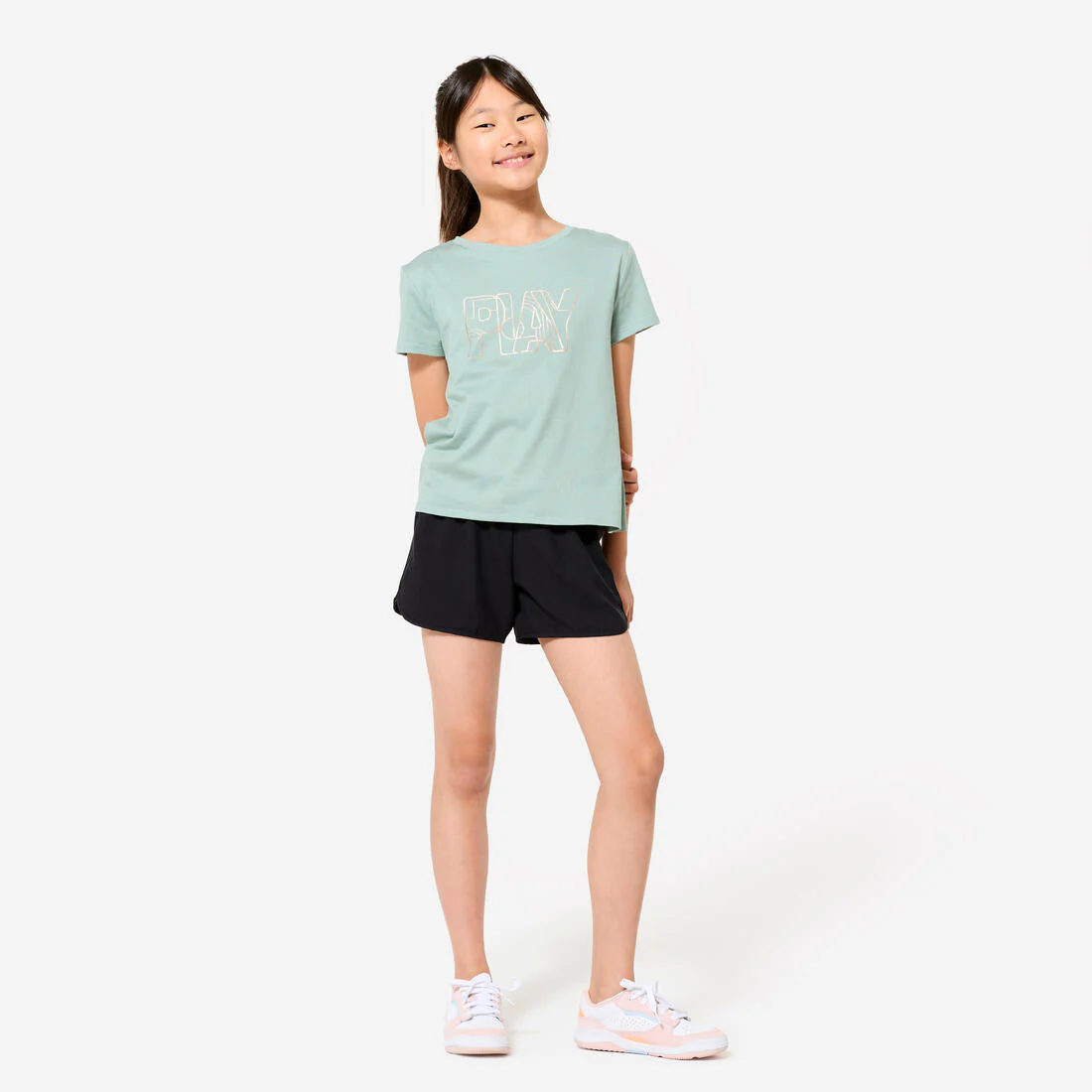 Girls' Multisport Breathable Shorts - Image 2