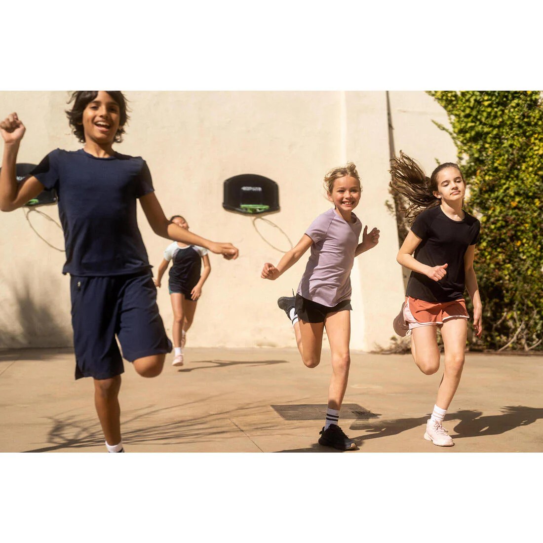 Girls' Multisport Breathable Shorts - Image 8
