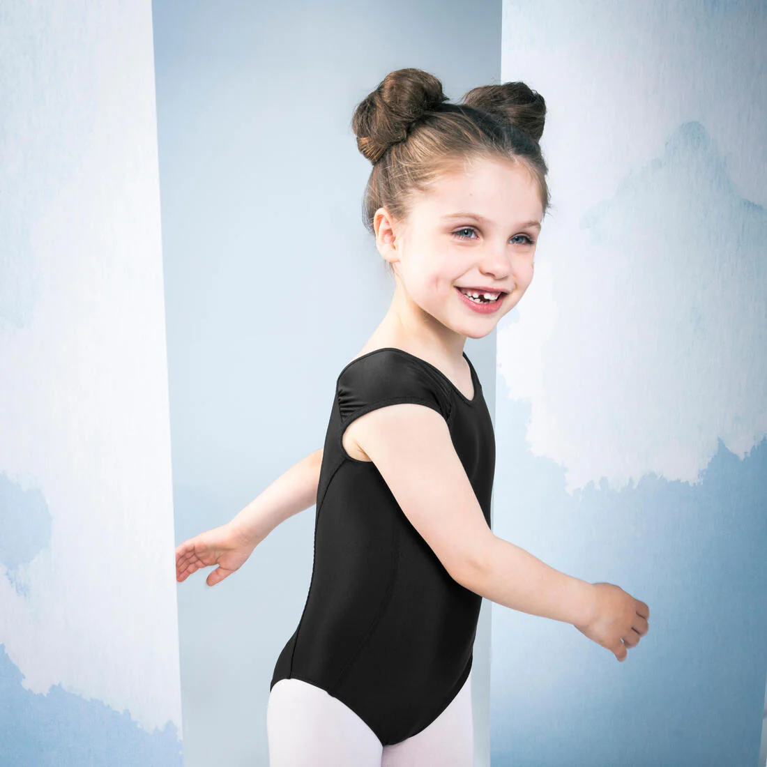 Girls' Short-Sleeved Ballet Leotard - Image 17