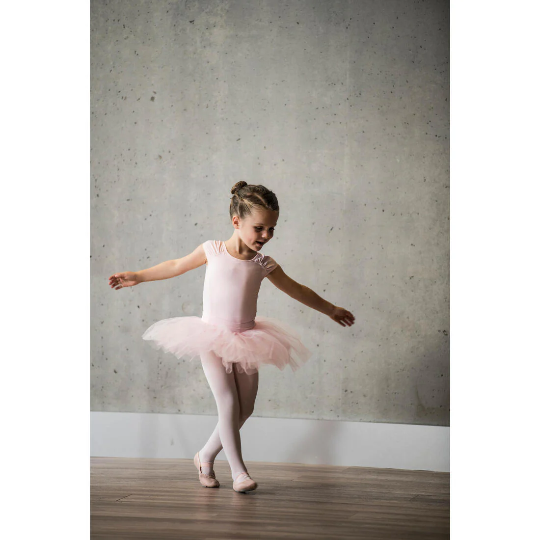Girls' Short-Sleeved Ballet Leotard - Image 19