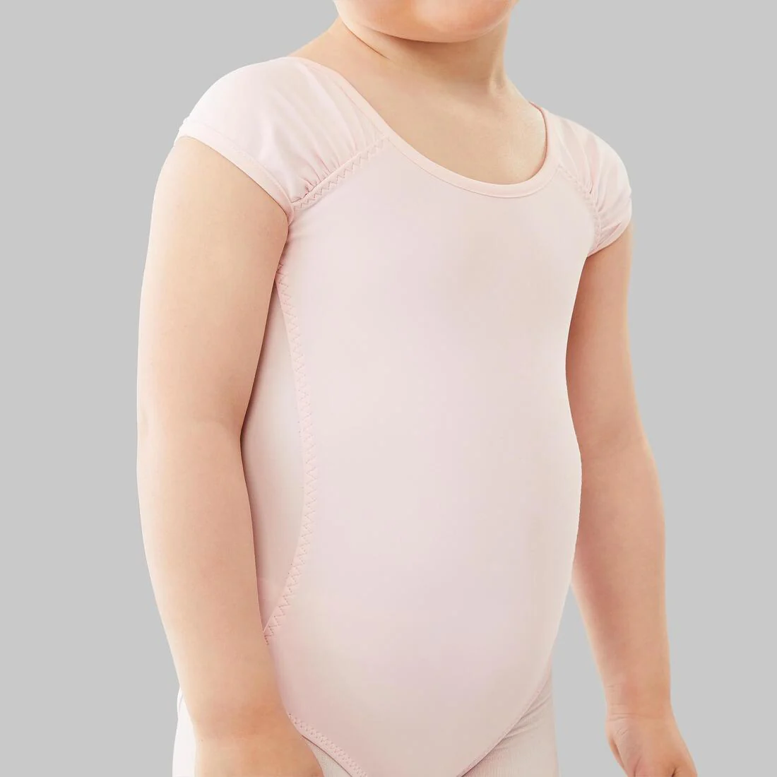 Girls' Short-Sleeved Ballet Leotard - Image 3
