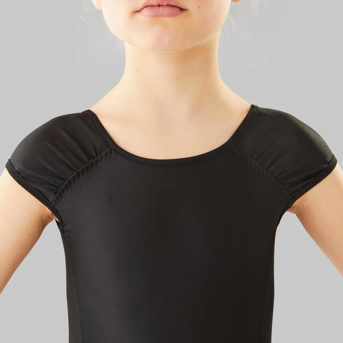 Girls' Short-Sleeved Ballet Leotard - Image 4