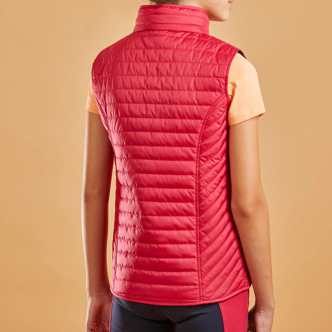 Girls' Sleeveless Horse Riding Padded Jacket 100 - Image 3