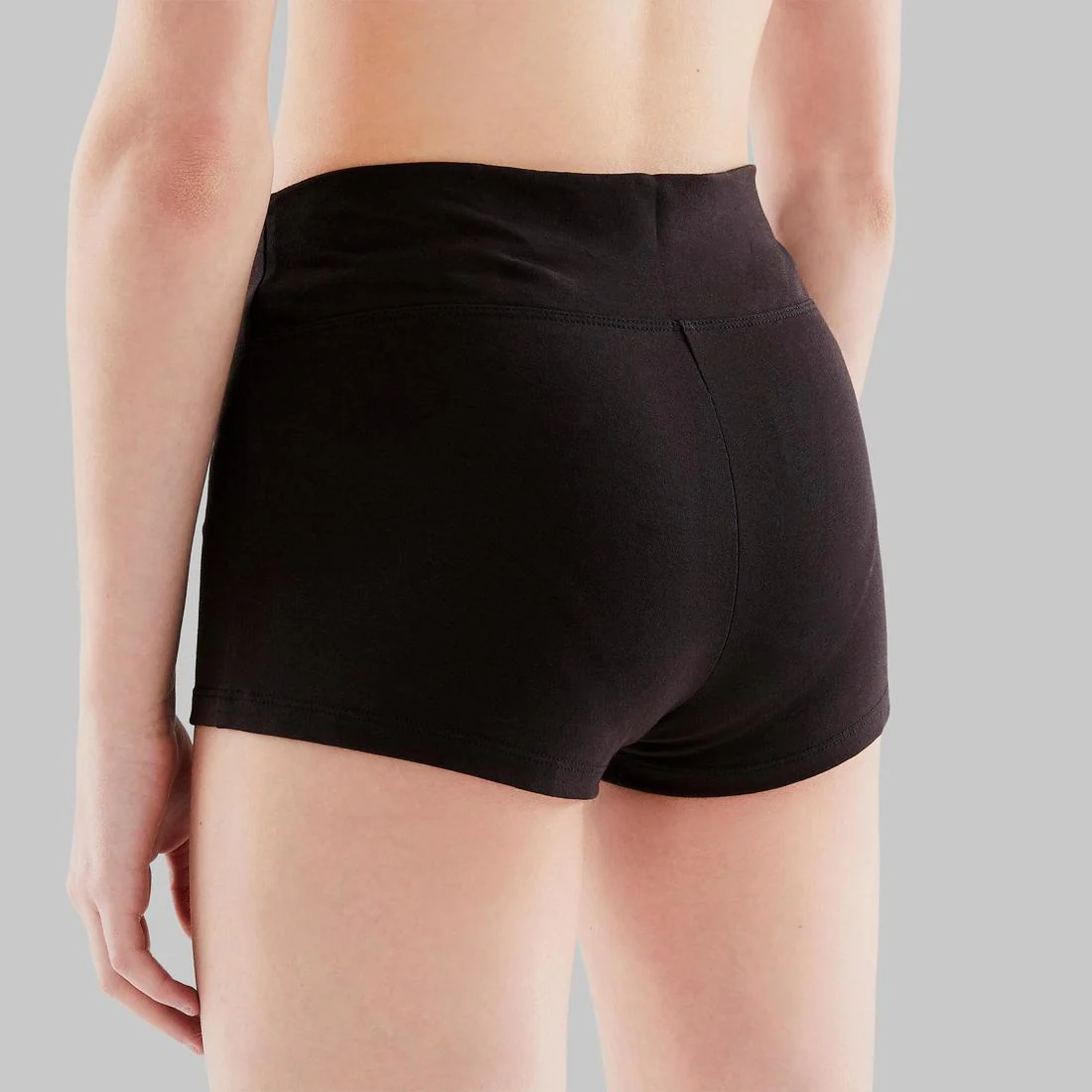 Girls' Slim-Fit Modern Dance Shorts - Black - Image 4